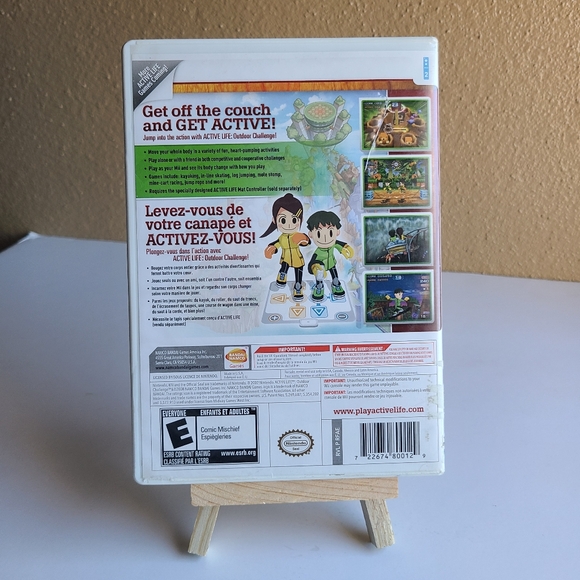 Active Life Outdoor Challenge Nintendo Wii Wii U Compatible Complete w/ Manual - Picture 2 of 3